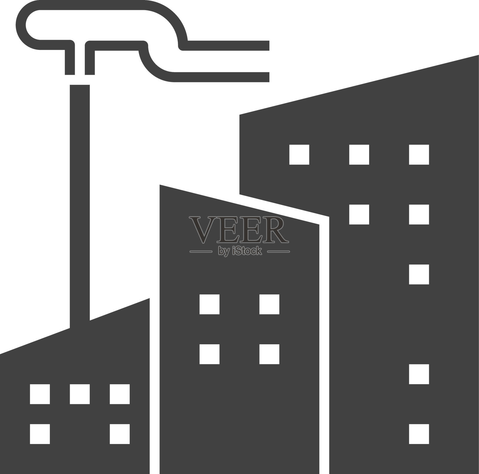 工厂工业建筑图标集固图标图标素材