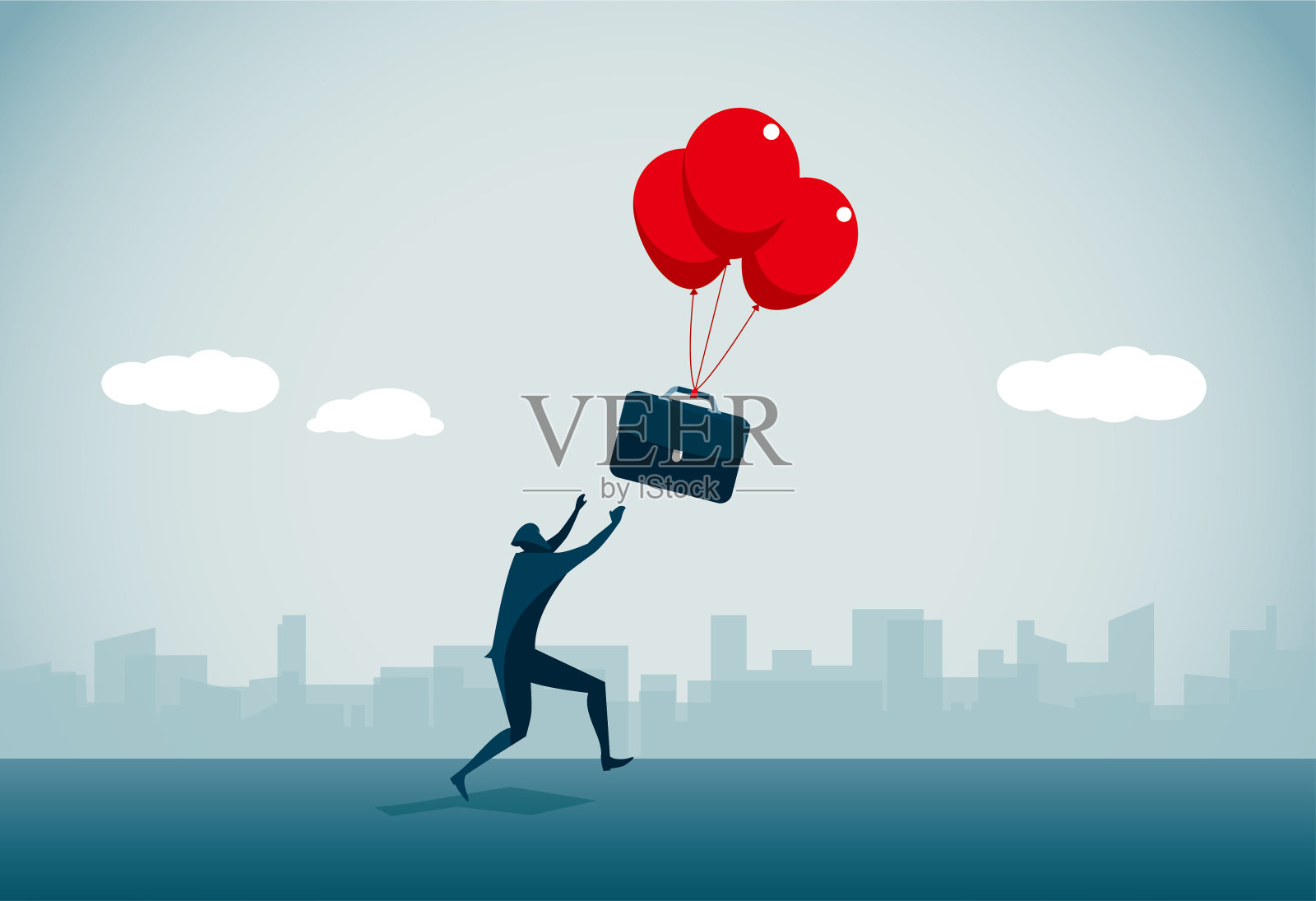 失业插画图片素材