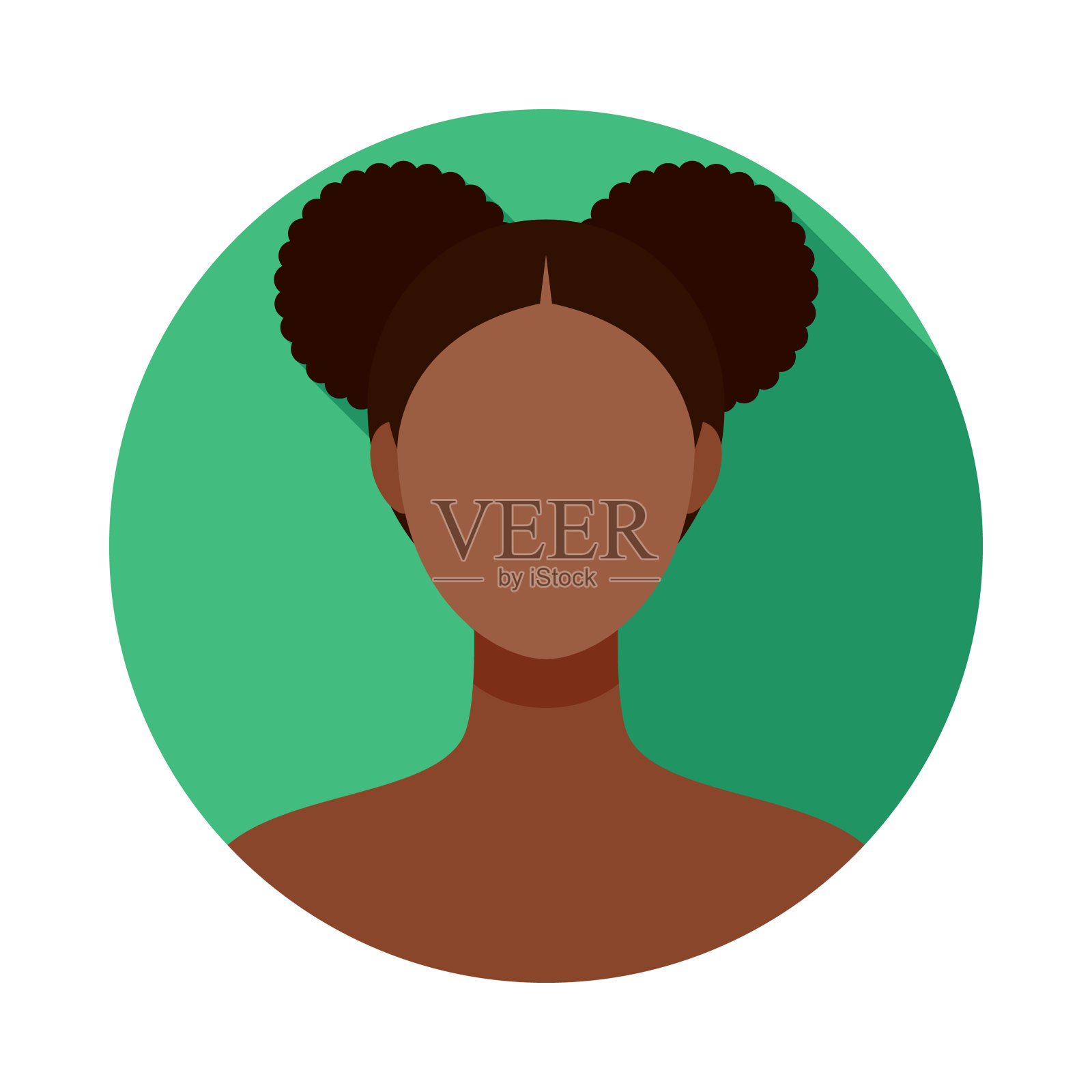 女头像图标插画图片素材