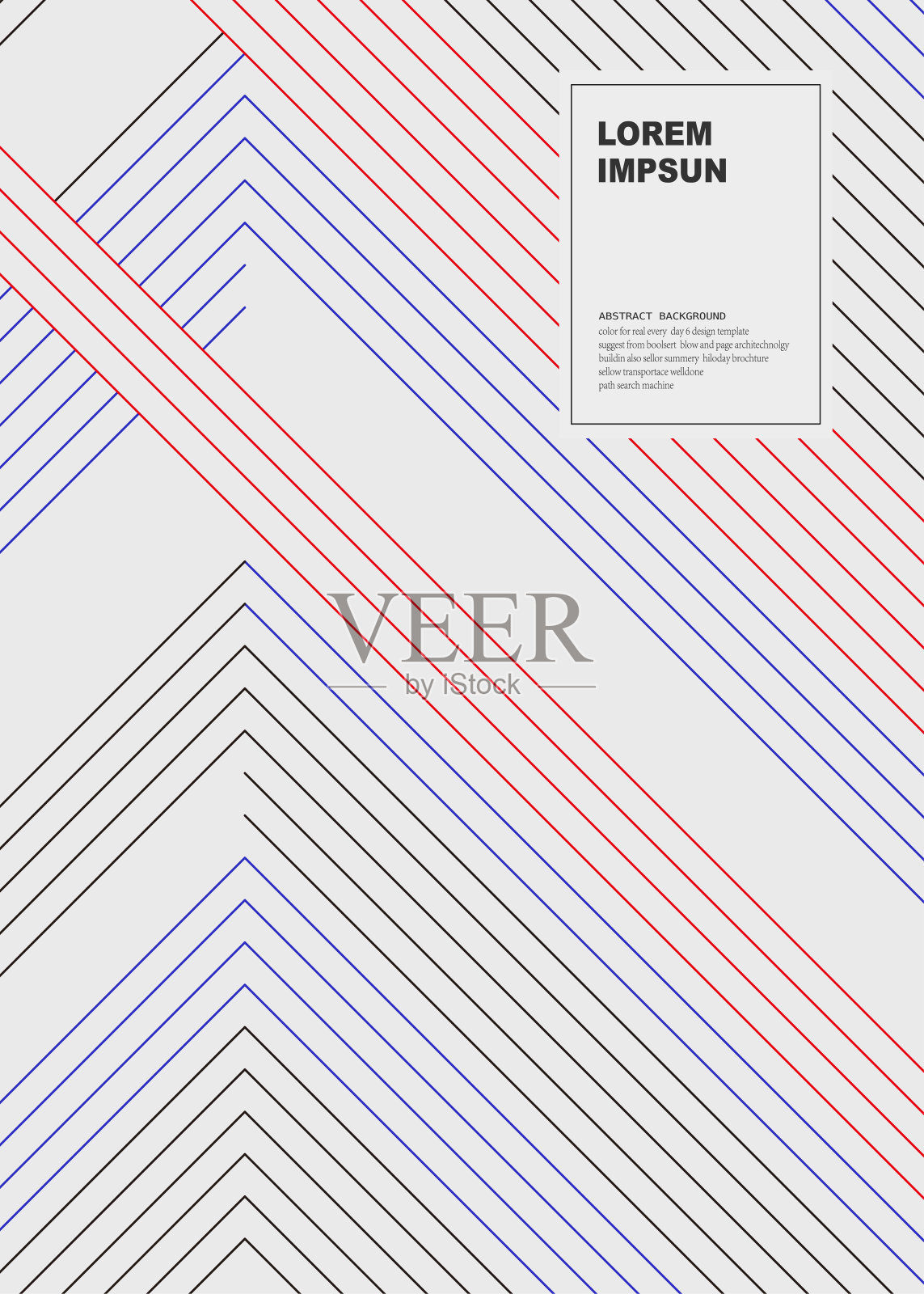 红黑几何线条抽象图案宣传册设计背景插画图片素材