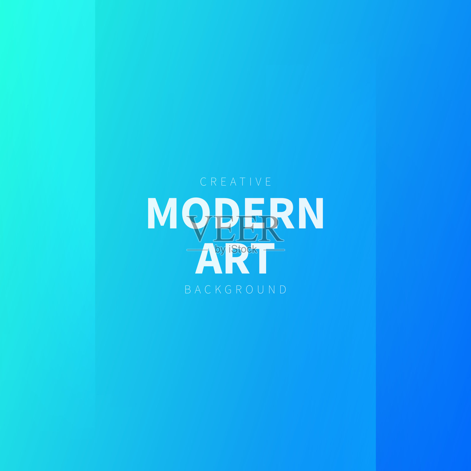 现代抽象背景-蓝色渐变插画图片素材