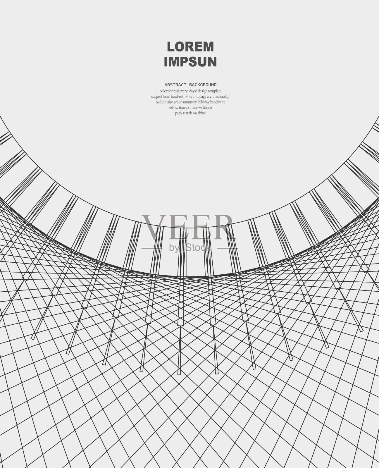 黑白放射状网线结构技术图案纹理背景插画图片素材