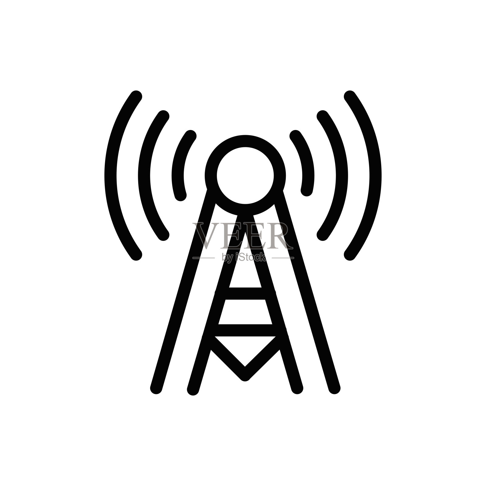 广播线图标图标素材