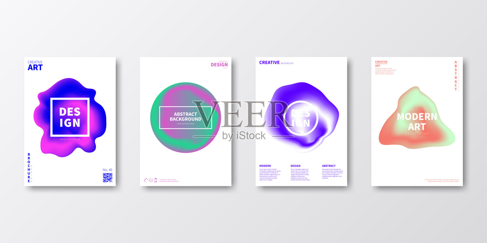 宣传册模板布局，封面设计，商业年度报告，传单，杂志设计模板素材