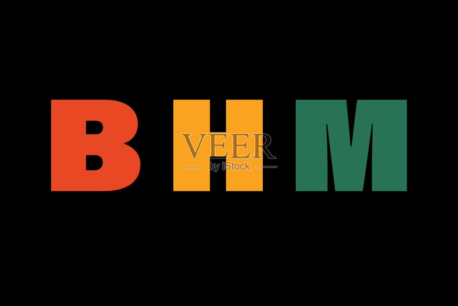 黑人历史月背景插图插画图片素材