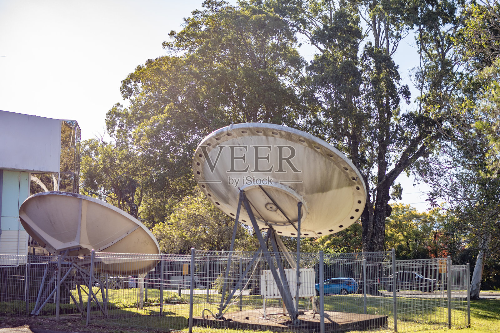 澳大利亚新南威尔士州利斯莫尔的卫星通信天线照片摄影图片