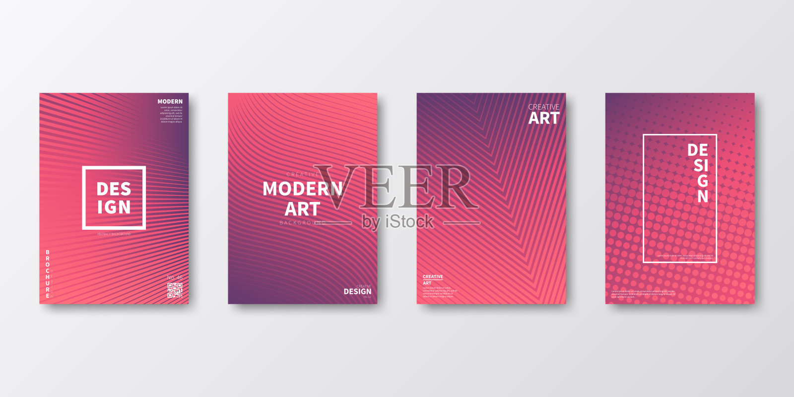 宣传册模板布局，粉色封面设计，企业年报，传单，杂志设计模板素材