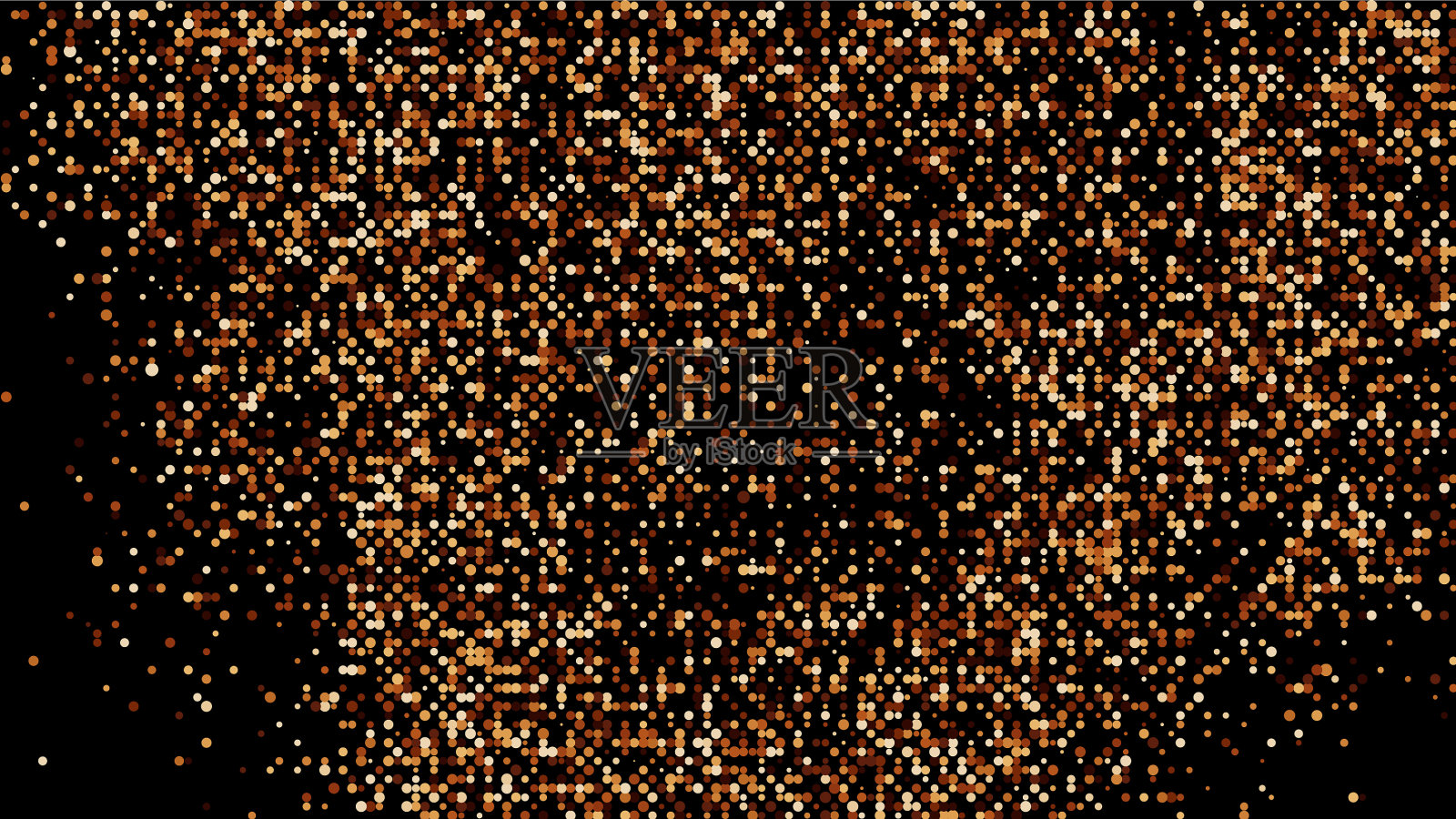 咖啡色半色调点状背景插画图片素材