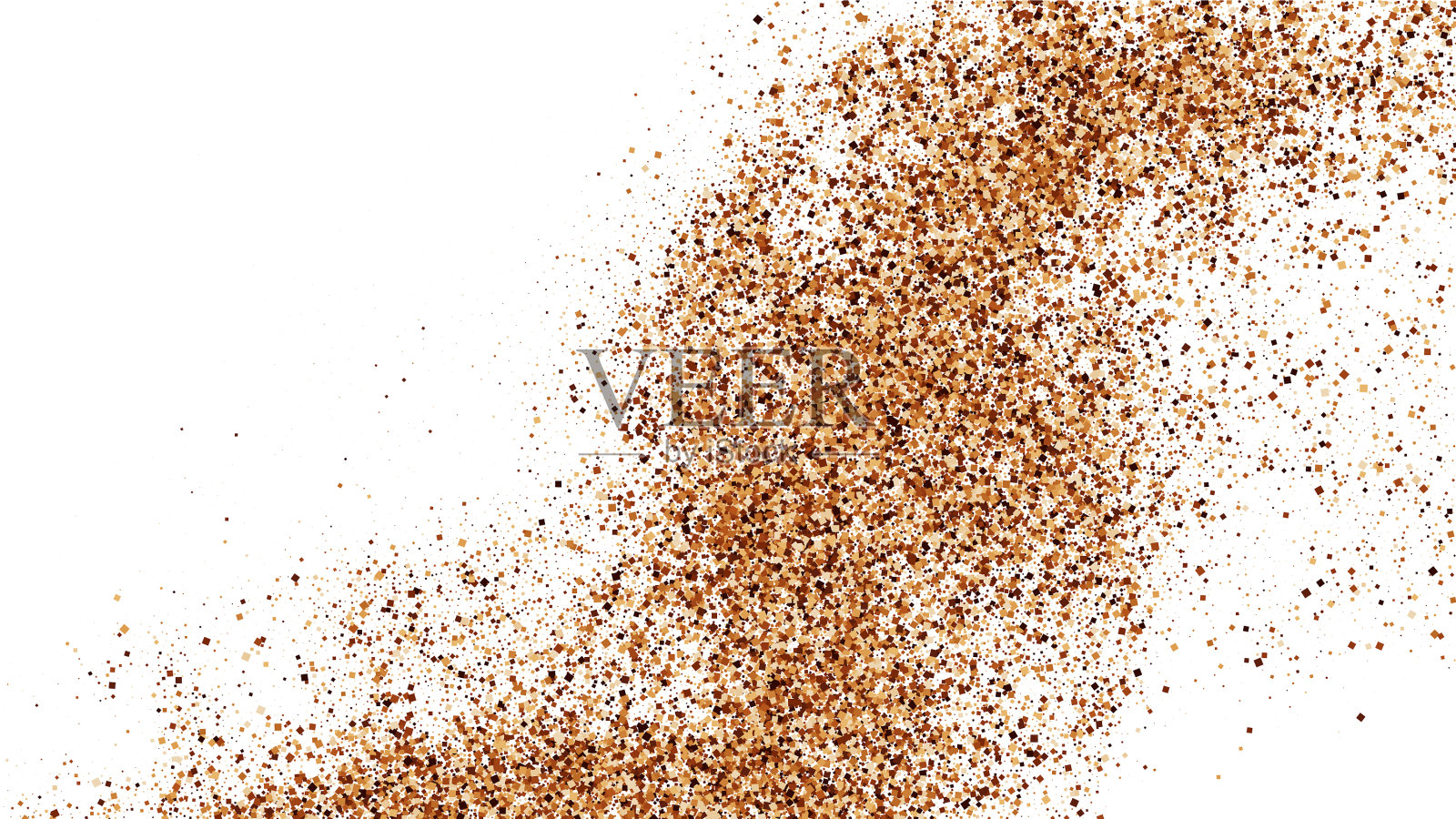 咖啡色纹理孤立在白色背景插画图片素材