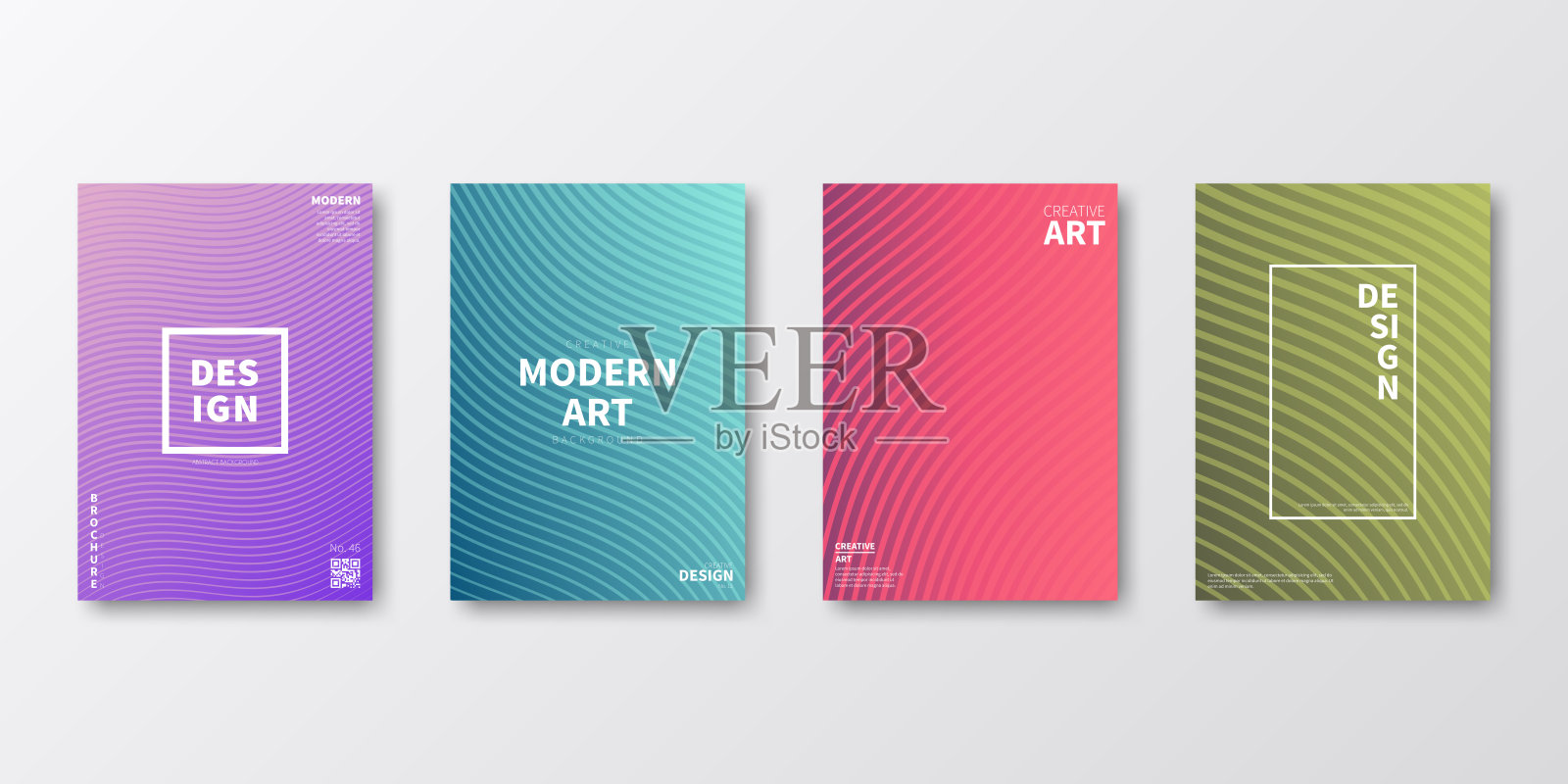 宣传册模板布局，封面设计，商业年度报告，传单，杂志设计模板素材