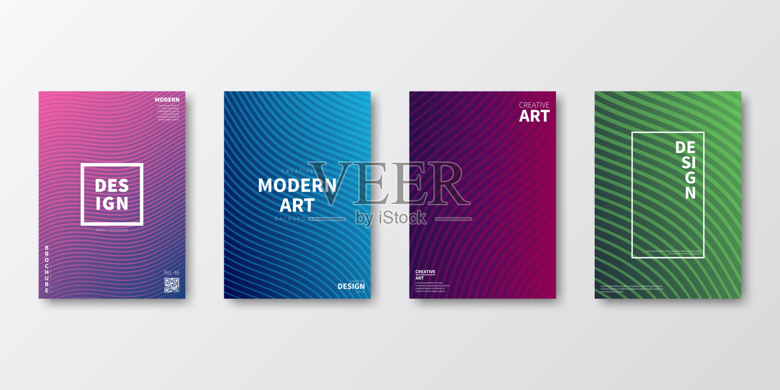 宣传册模板布局，封面设计，商业年度报告，传单，杂志设计模板素材