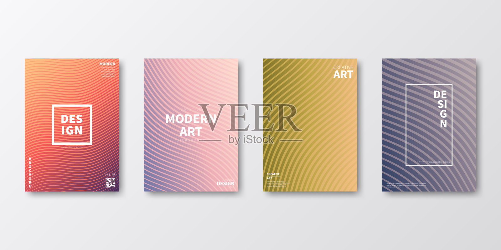 宣传册模板布局，封面设计，商业年度报告，传单，杂志设计模板素材