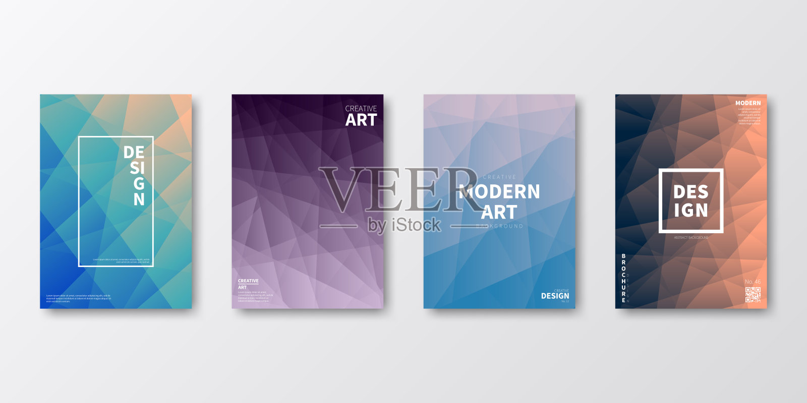 宣传册模板布局，封面设计，商业年度报告，传单，杂志插画图片素材