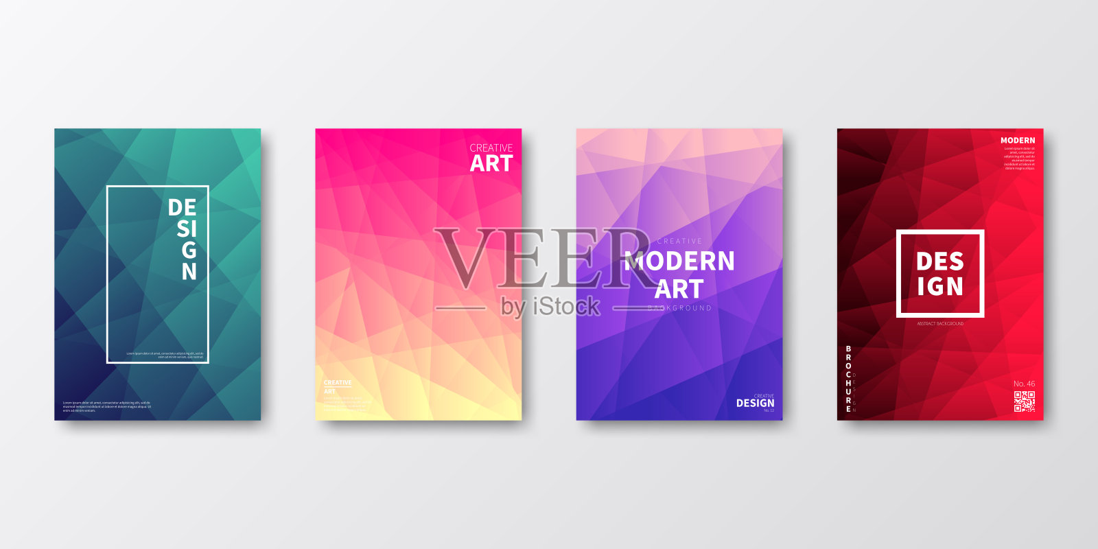 小册子模板布局，封面设计，商业年度报告，传单，杂志设计模板素材