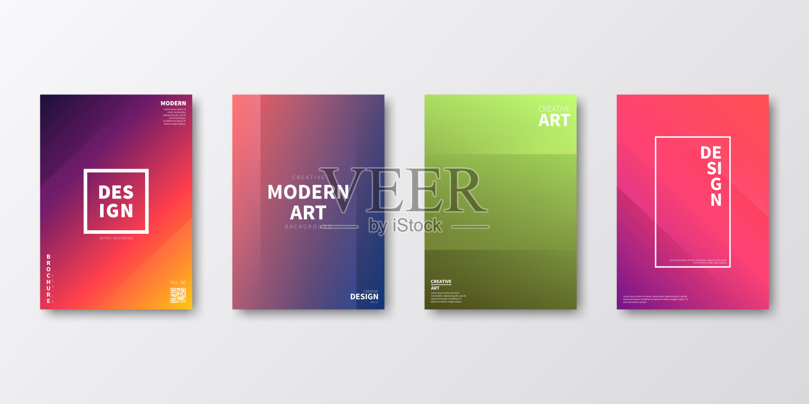 宣传册模板布局，封面设计，商业年度报告，传单，杂志设计模板素材