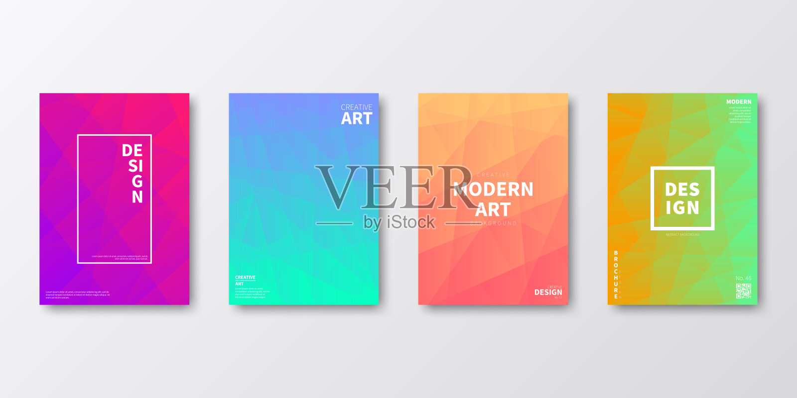 小册子模板布局，封面设计，业务年报，传单，杂志设计模板素材