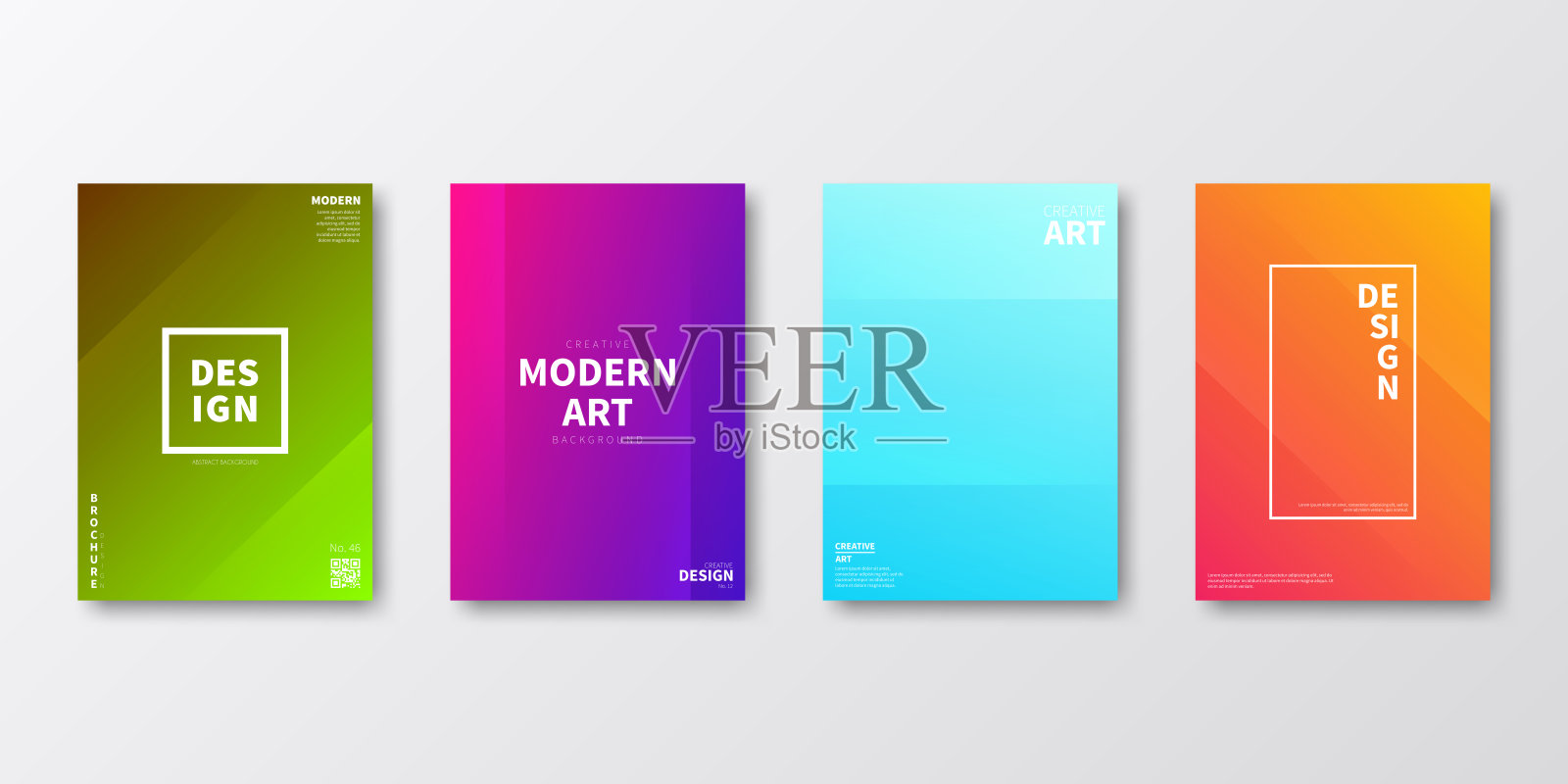 宣传册模板布局，封面设计，商业年度报告，传单，杂志设计模板素材