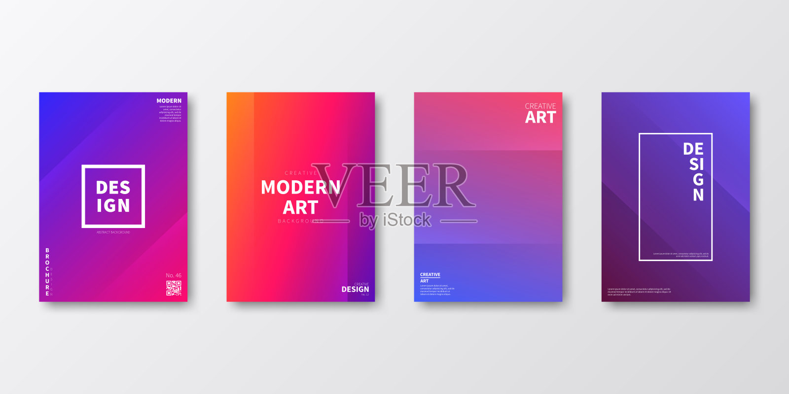 小册子模板布局，封面设计，商业年度报告，传单，杂志设计模板素材