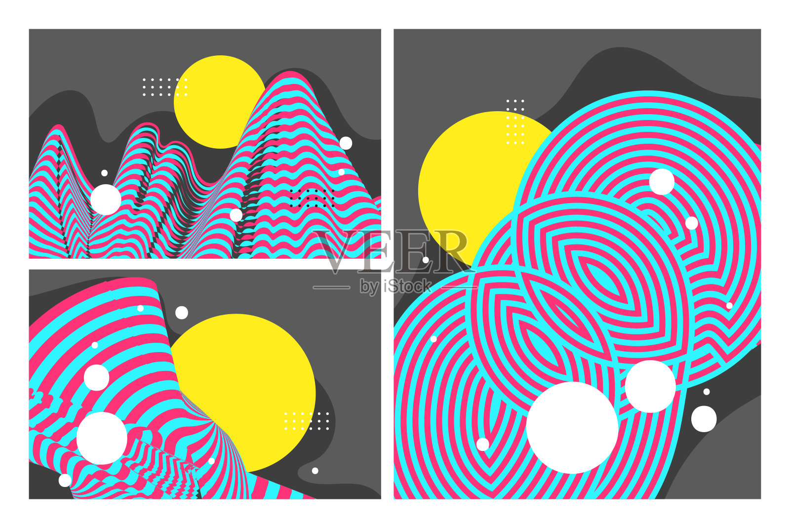 摘要现代封面模板插画图片素材