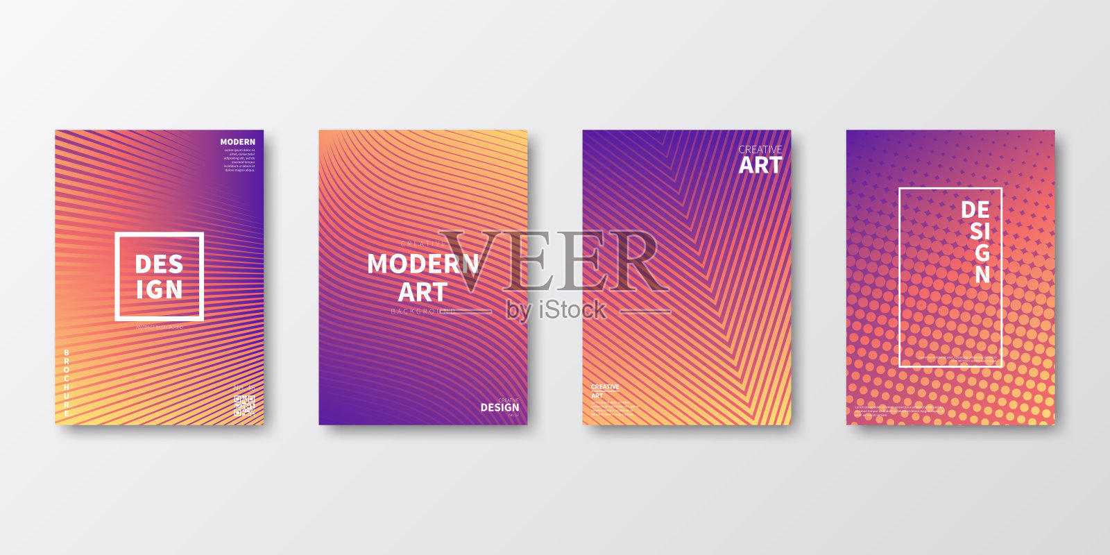 宣传册模板布局，橙色封面设计，商业年度报告，传单，杂志设计模板素材