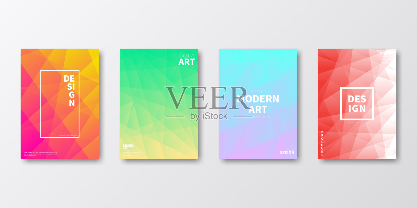 宣传册模板布局，封面设计，商业年度报告，传单，杂志设计模板素材