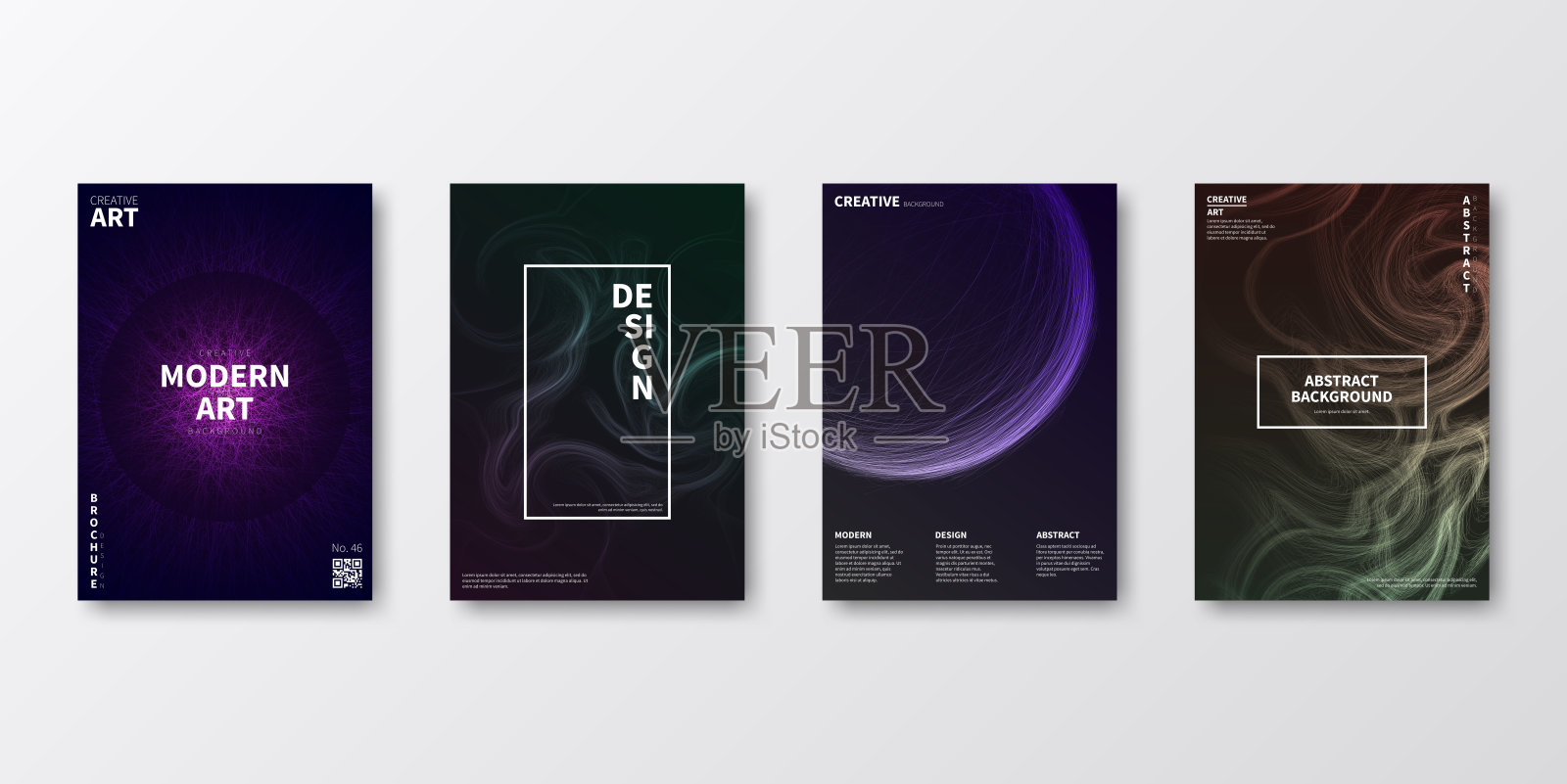 宣传册模板布局，封面设计，商业年度报告，传单，杂志设计模板素材