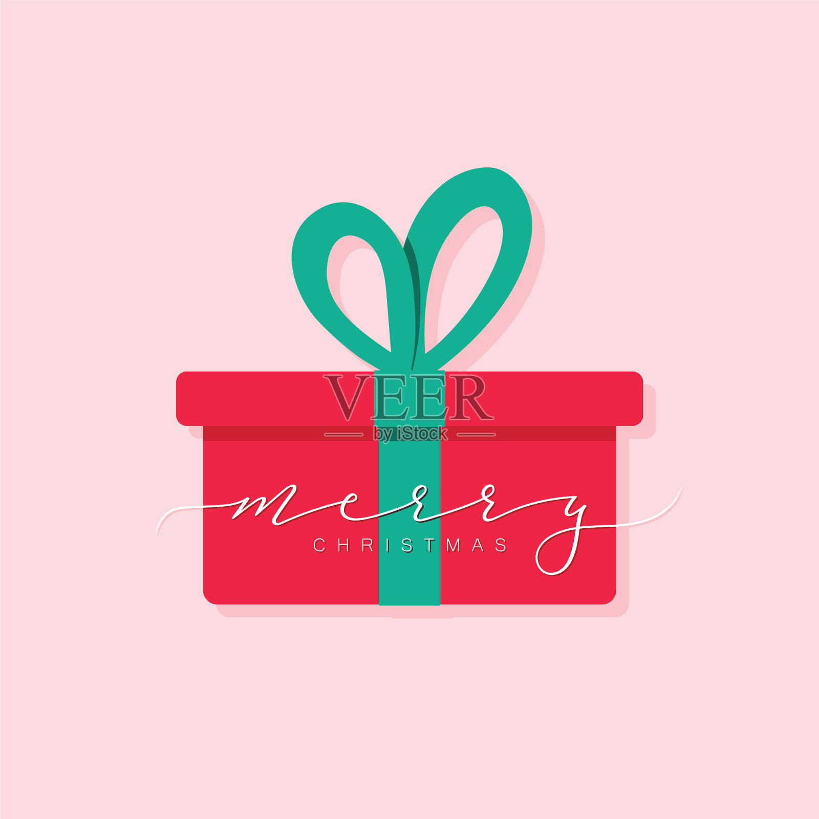 圣诞礼物贺卡插画图片素材