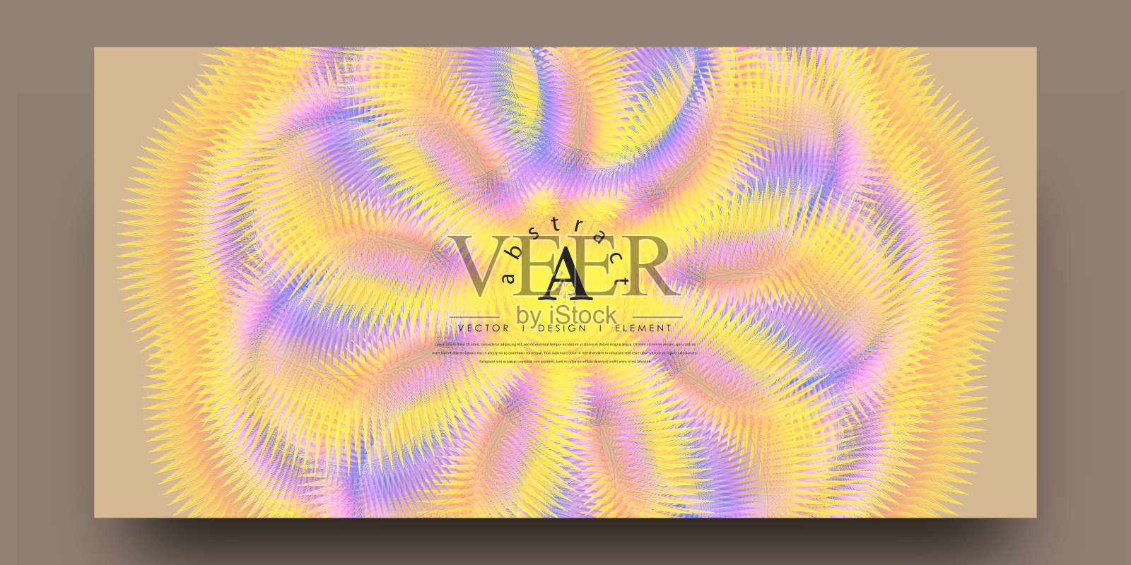 充满活力的时尚纹理，与混合的颜色。封面设计模板。插画图片素材