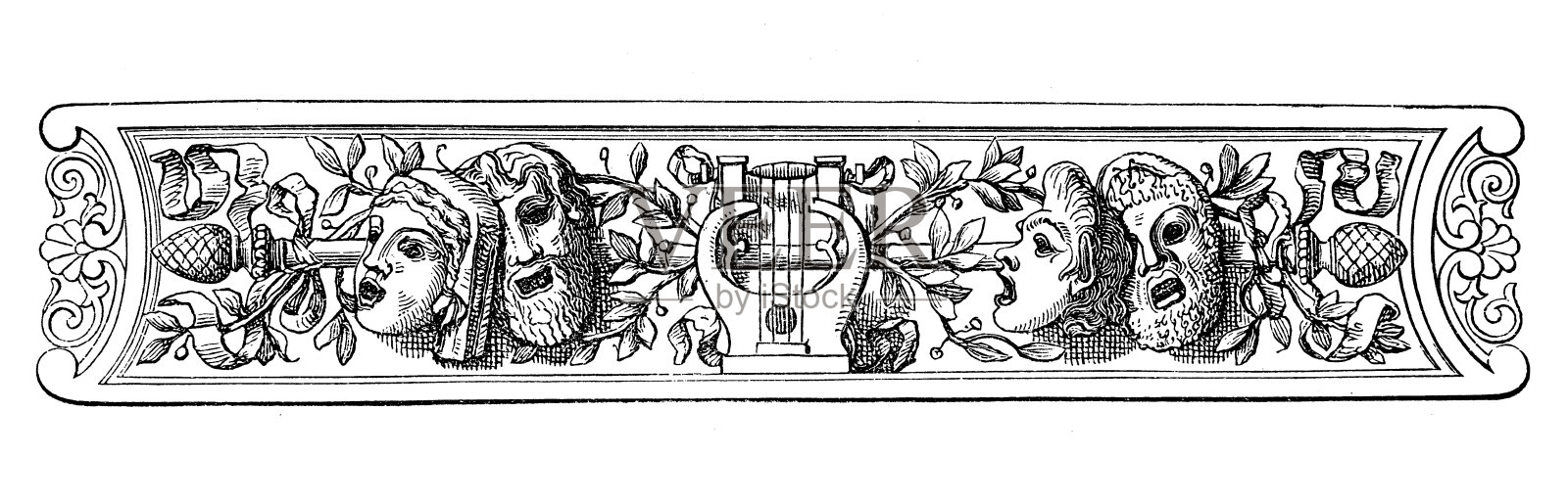 的页面装饰插画图片素材