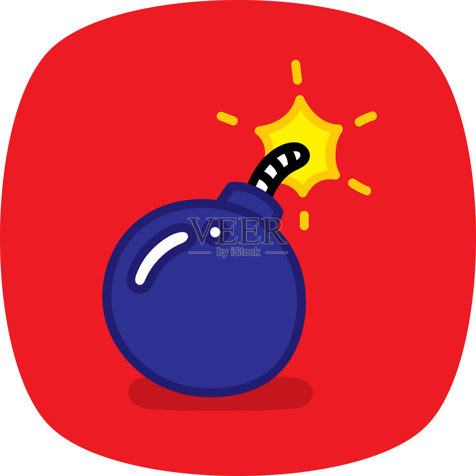 炸弹涂鸦1插画图片素材