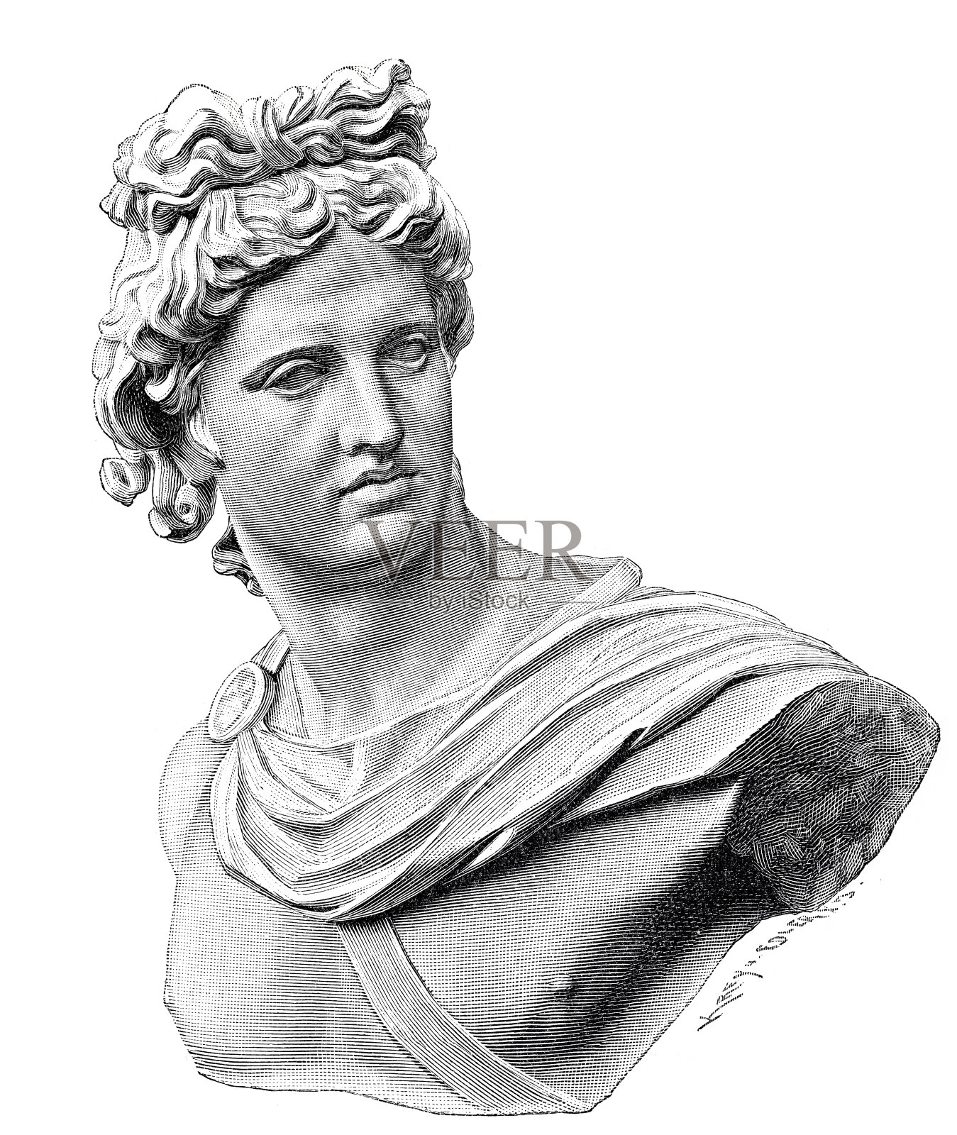 阿波罗的风光插画图片素材