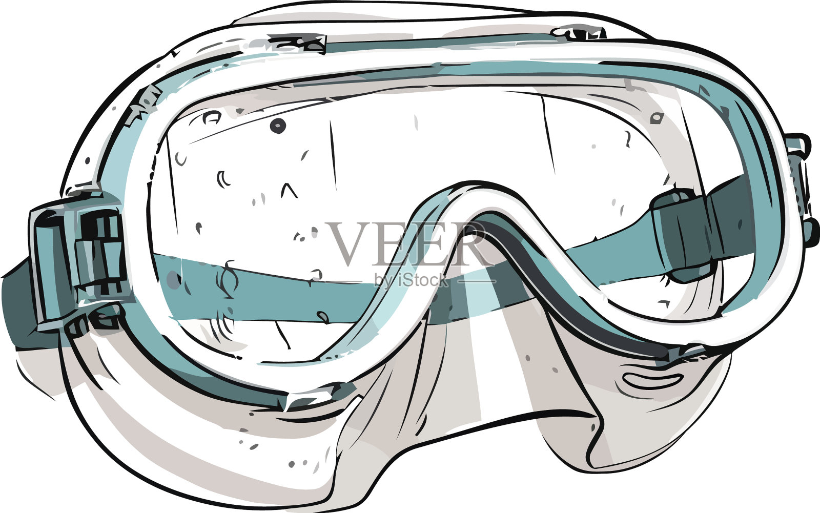 浮潜眼镜设计设计元素图片