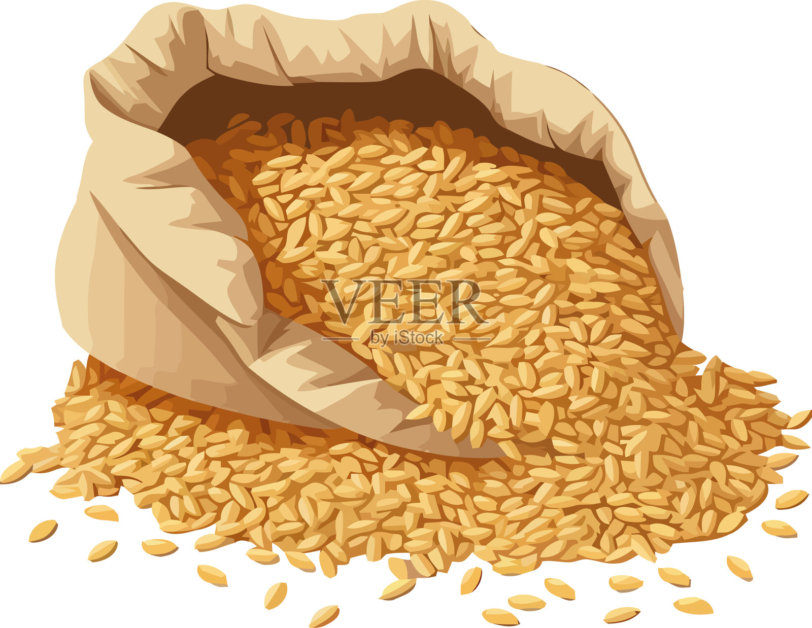 有机小麦设计设计元素图片