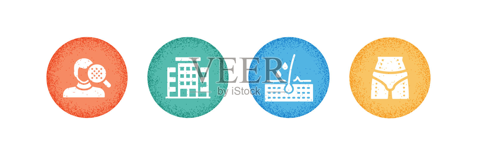 医疗保健和医疗相关图标。向量符号说明。插画图片素材