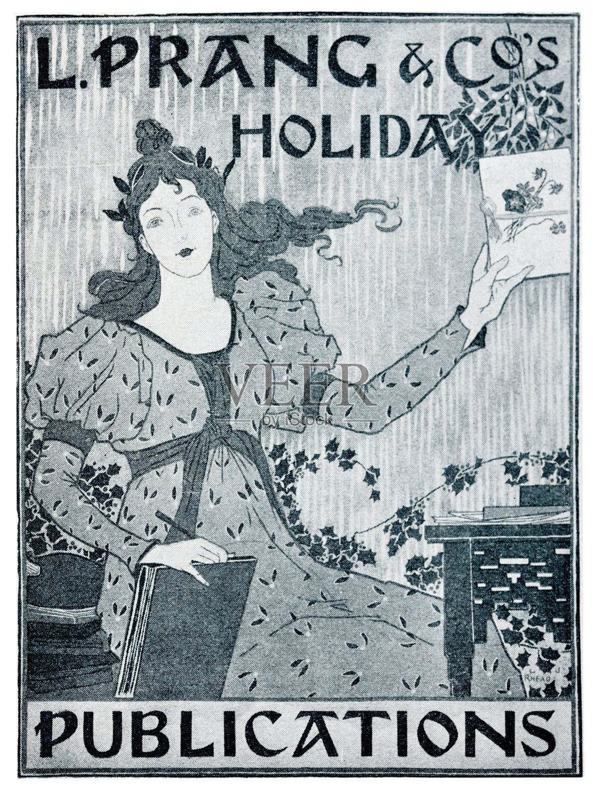 美国出版物L. Prang & Co.海报，1896年插画图片素材