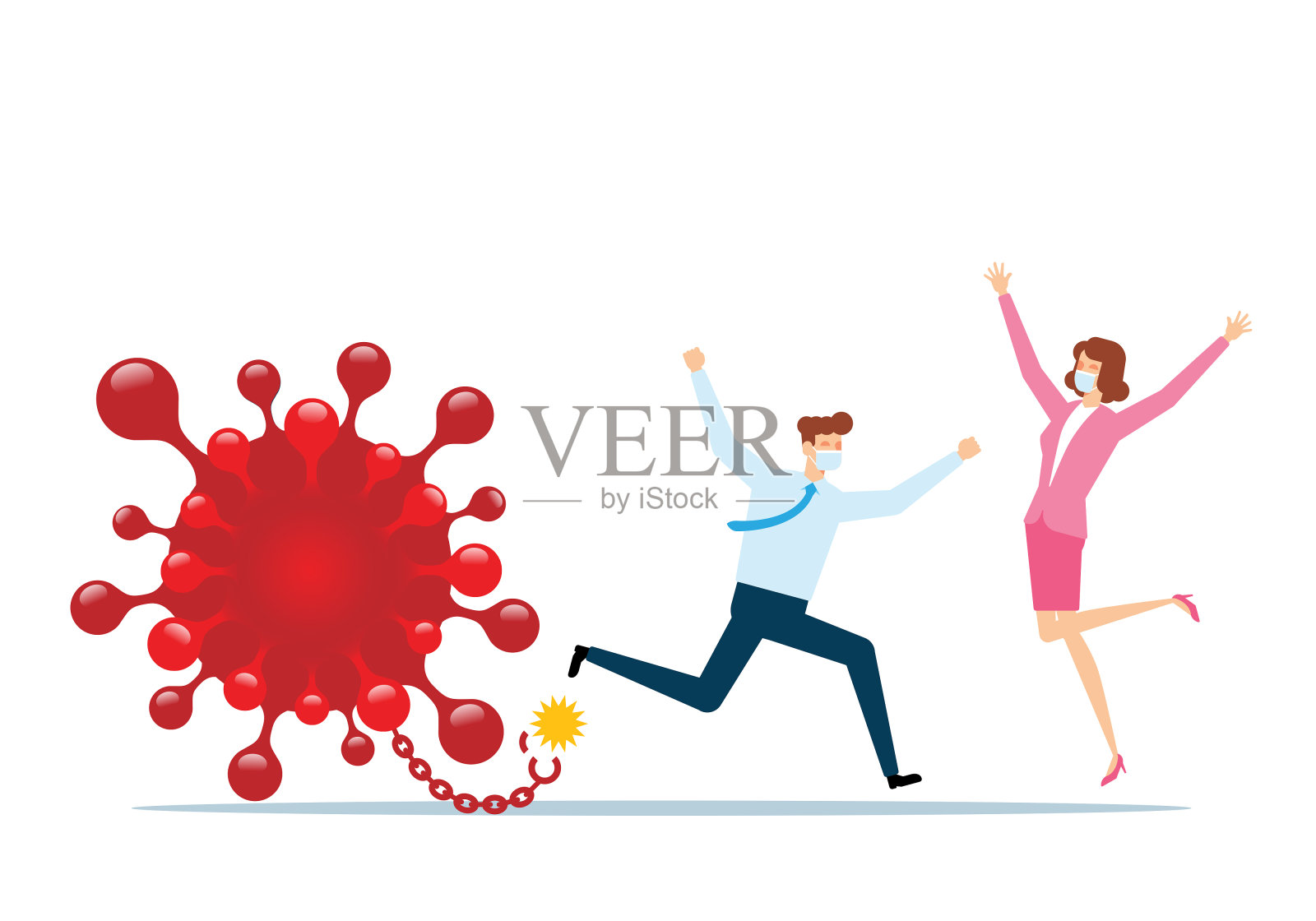 恢复健康插画图片素材