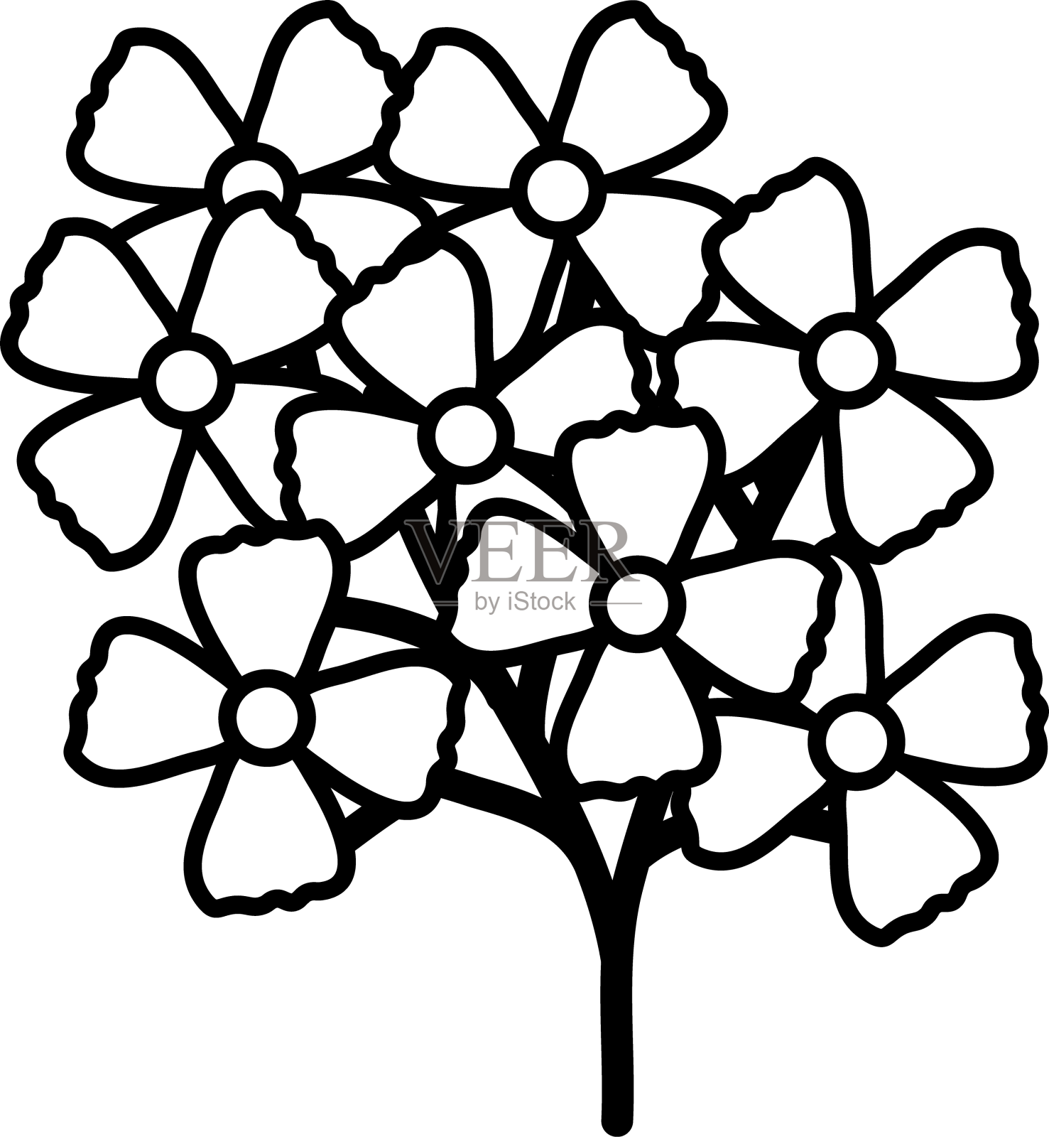 花卉花园植物装饰图标设计元素图片