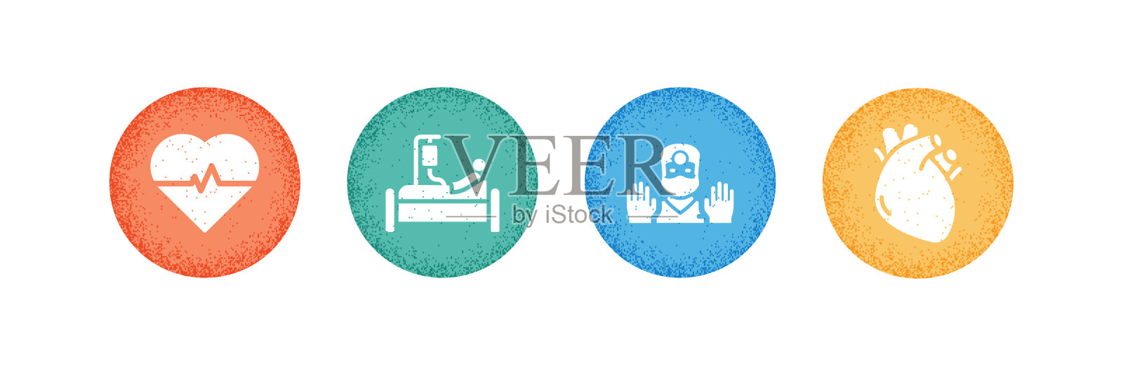 医疗保健和医疗相关图标。向量符号说明。插画图片素材