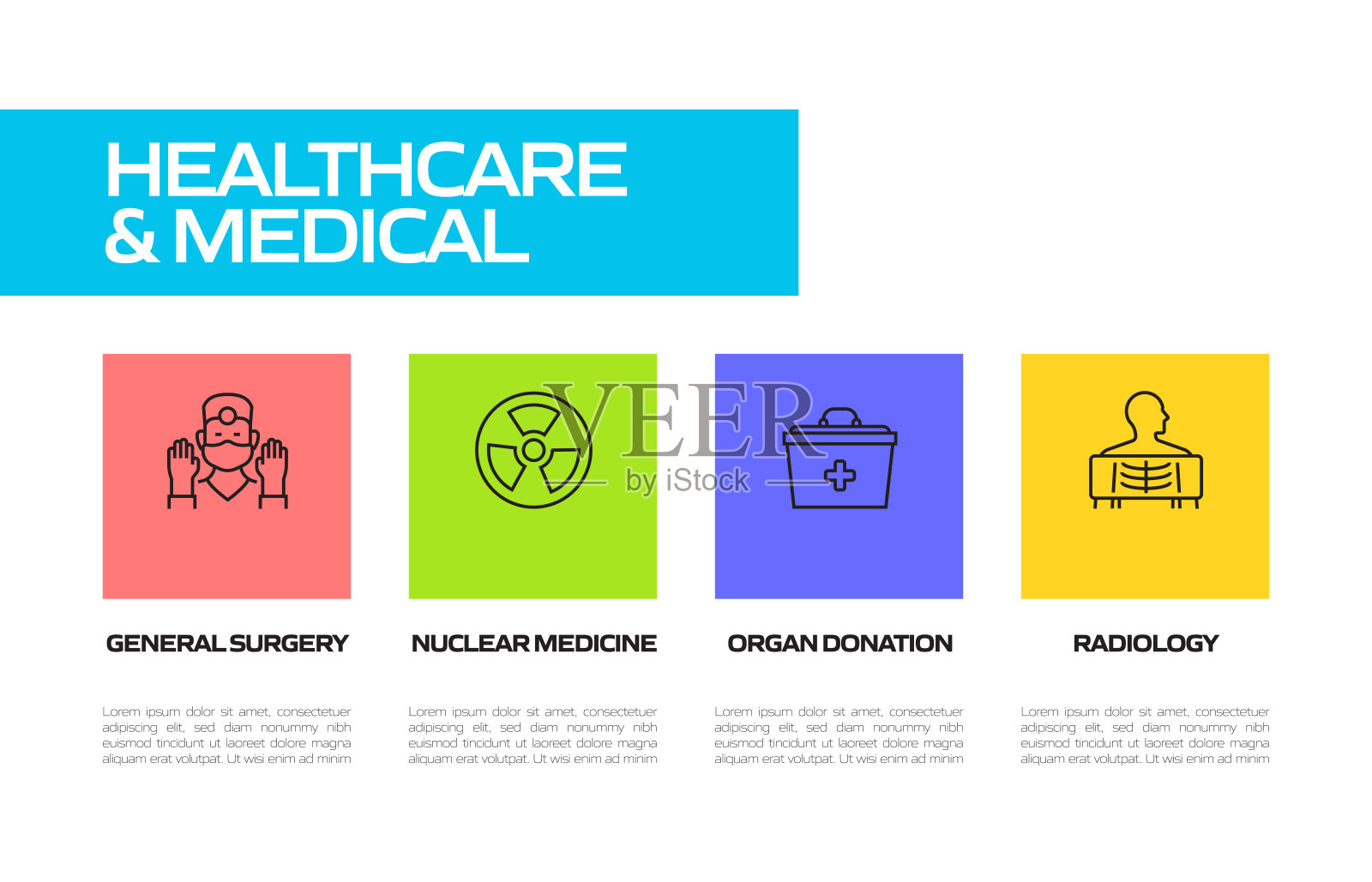 医疗保健和医疗相关线条图标。向量符号说明。插画图片素材