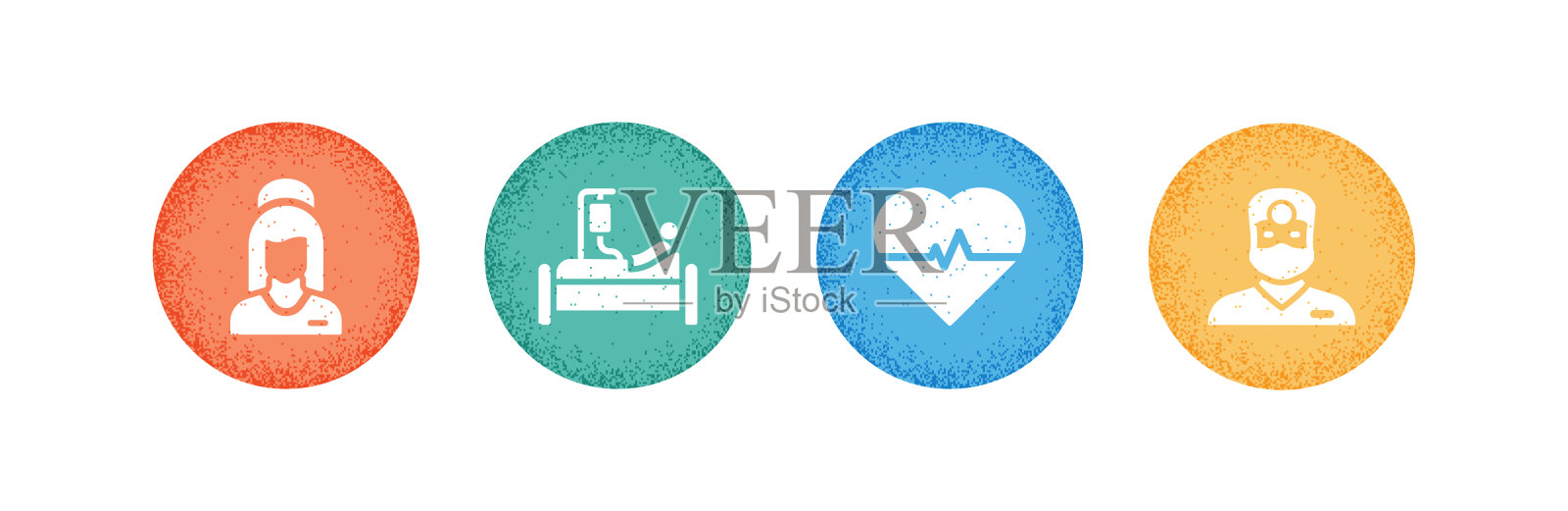 医疗保健和医疗相关图标。向量符号说明。插画图片素材