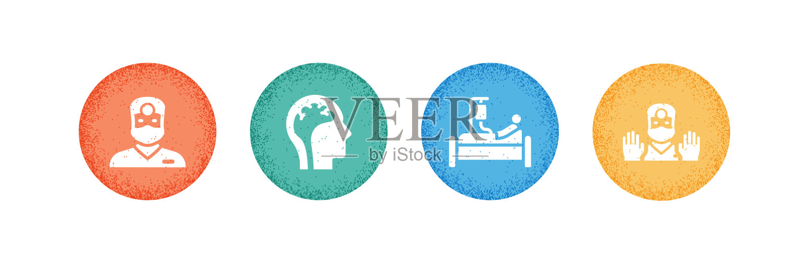 医疗保健和医疗相关图标。向量符号说明。插画图片素材