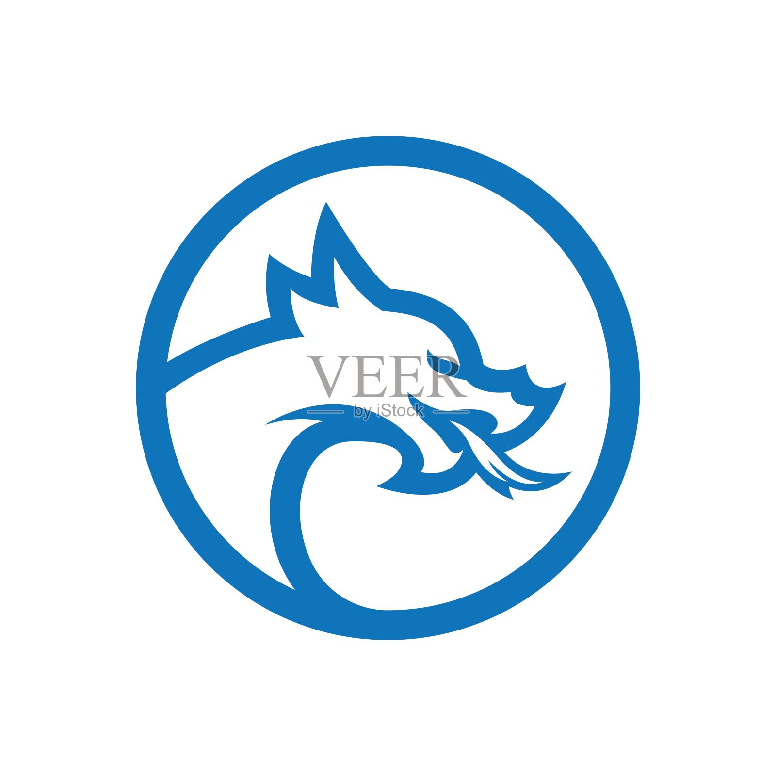 龙标志图像说明插画图片素材