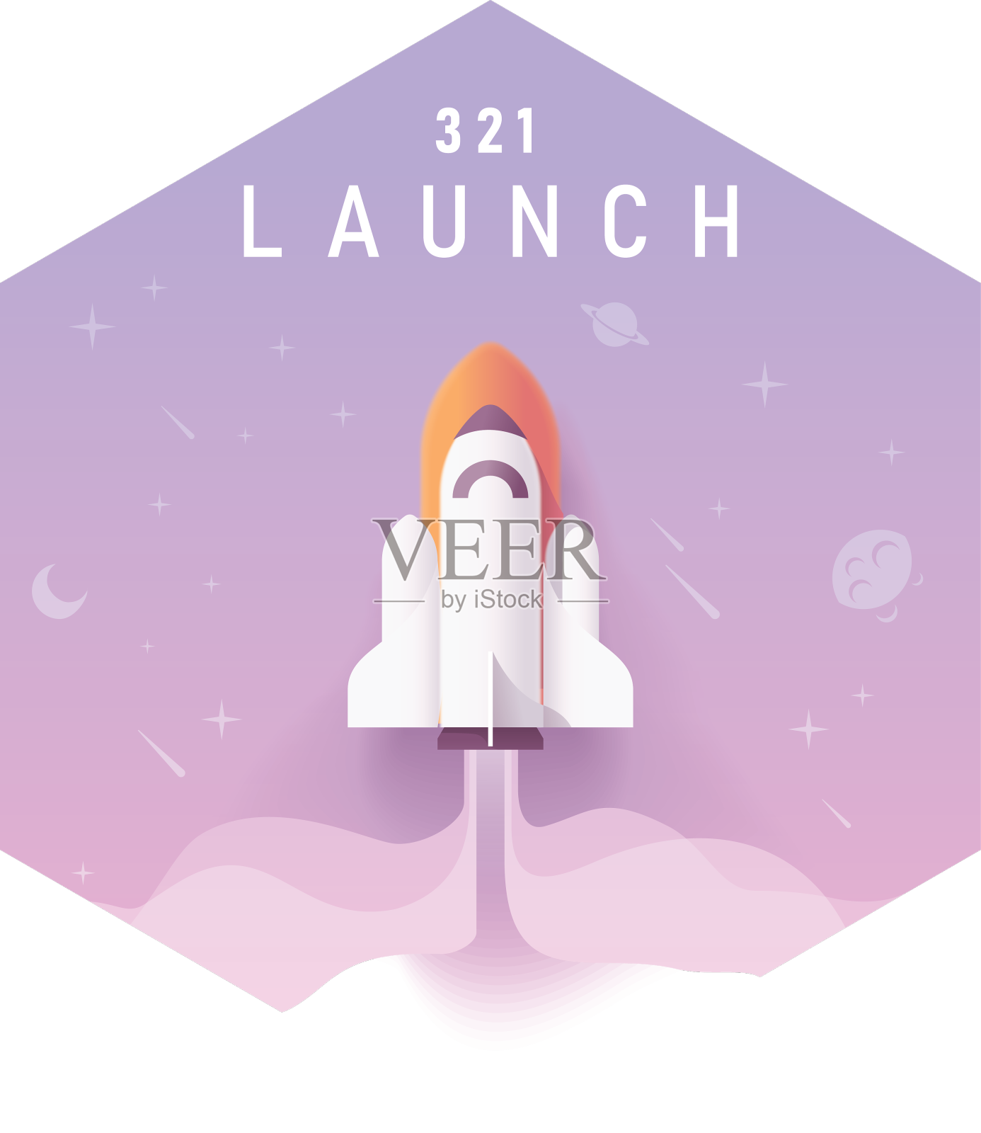 创业概念火箭发射设计元素图片