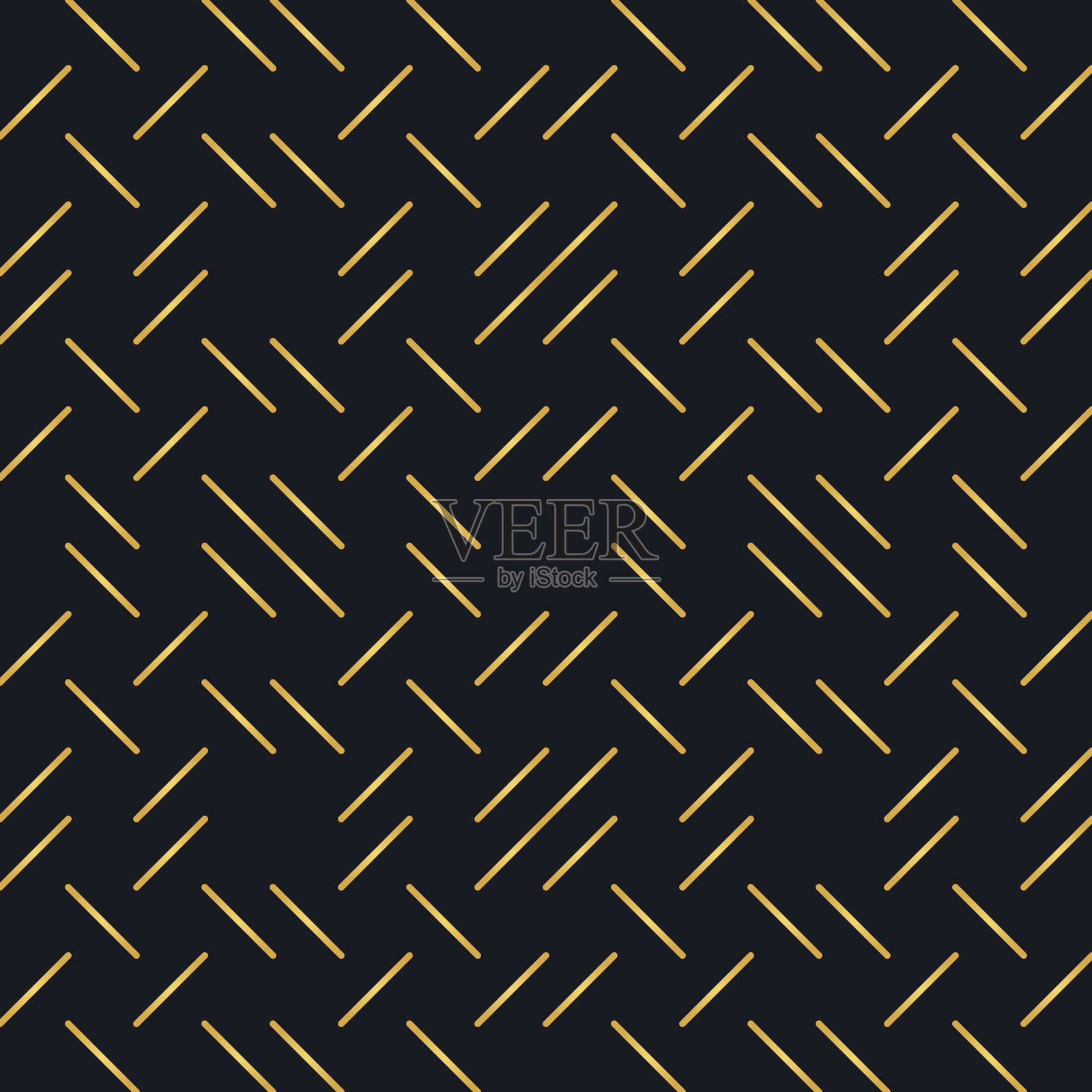 抽象无缝几何黄金线形图案插画图片素材