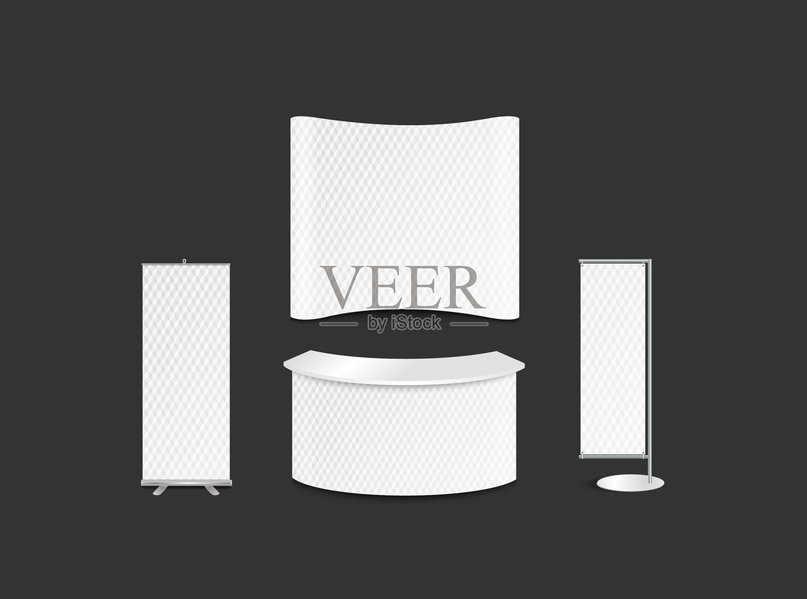 广告展板模板设计用插画图片素材