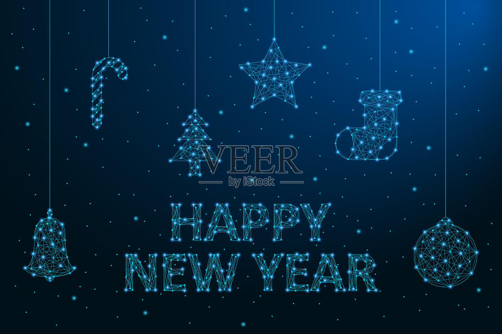 圣诞装饰插画图片素材