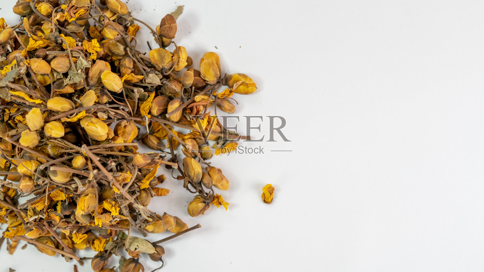 印度草药:木耳番泻，木耳决明子照片摄影图片