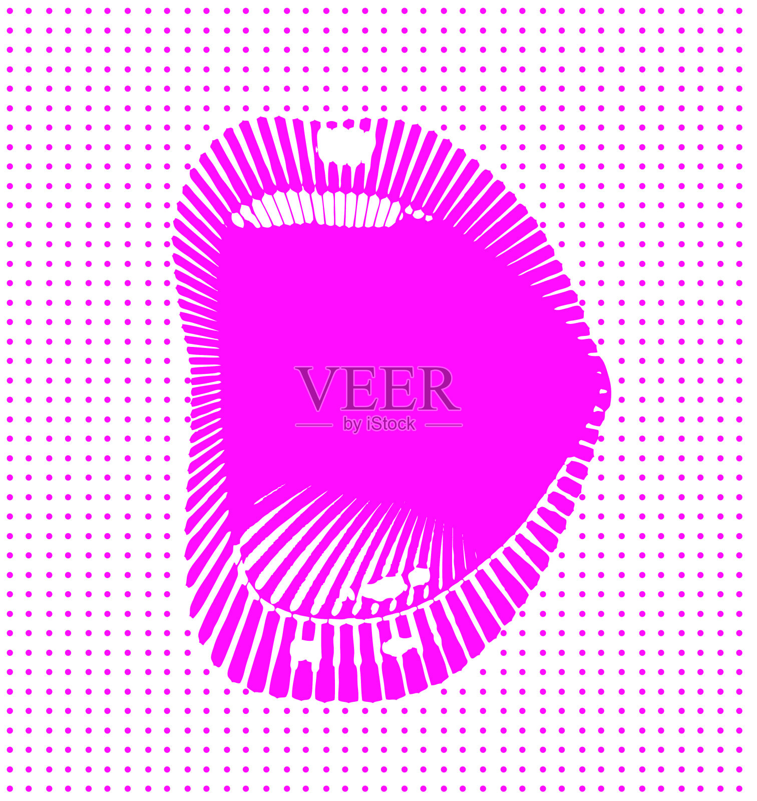 一个女人的嘴和嘴唇的特写插画图片素材