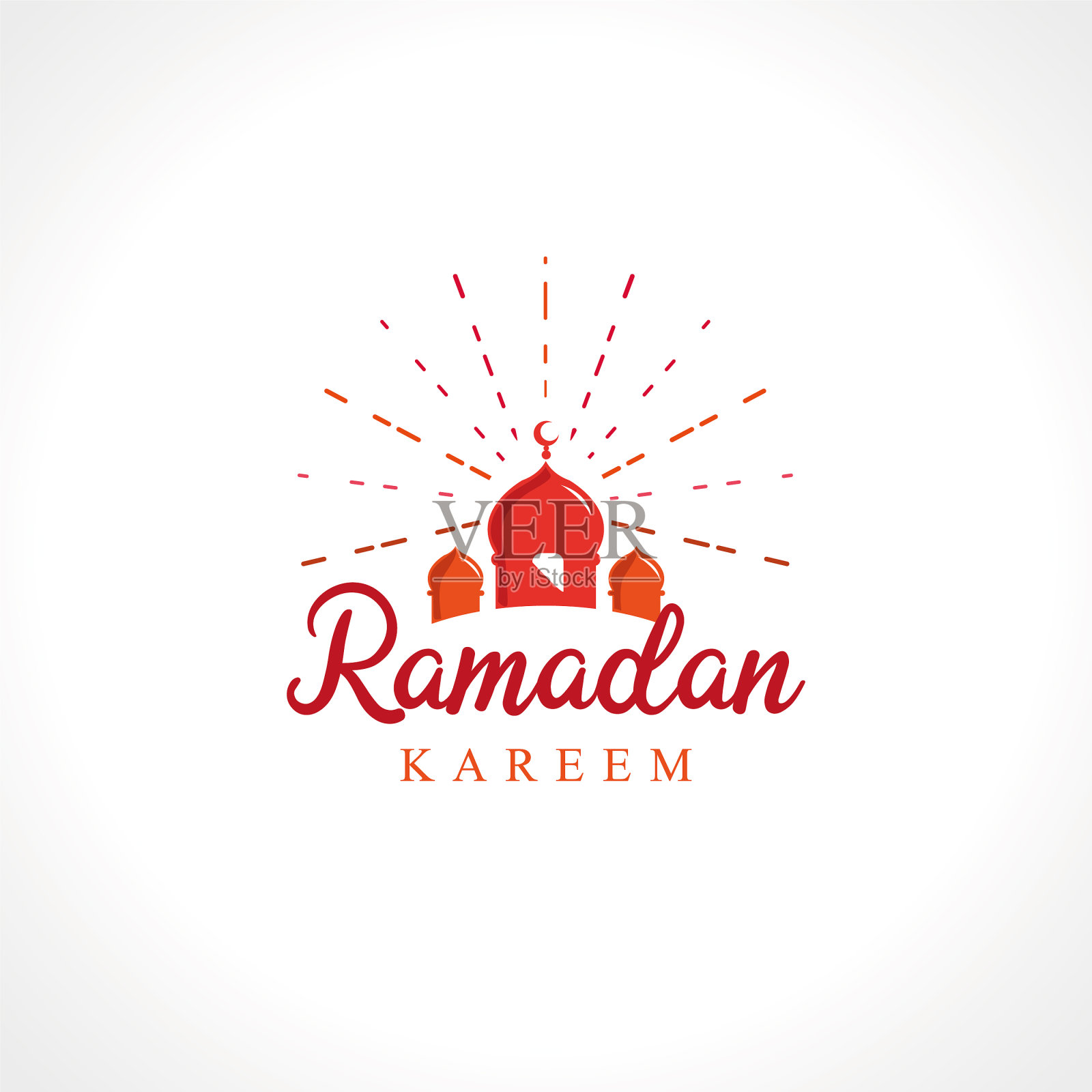 斋月传统标签插画图片素材