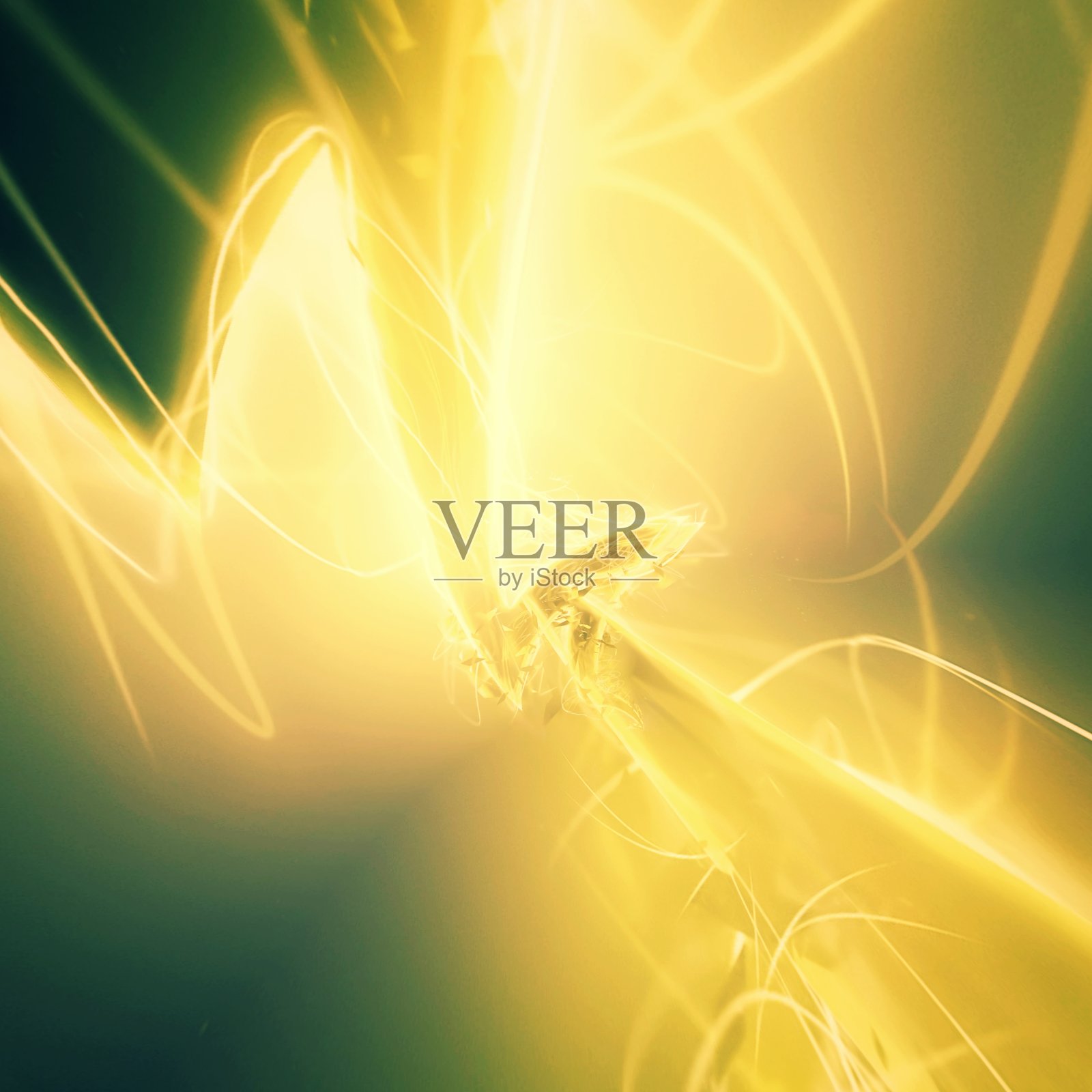 插画中闪现的科学技术概念插画图片素材